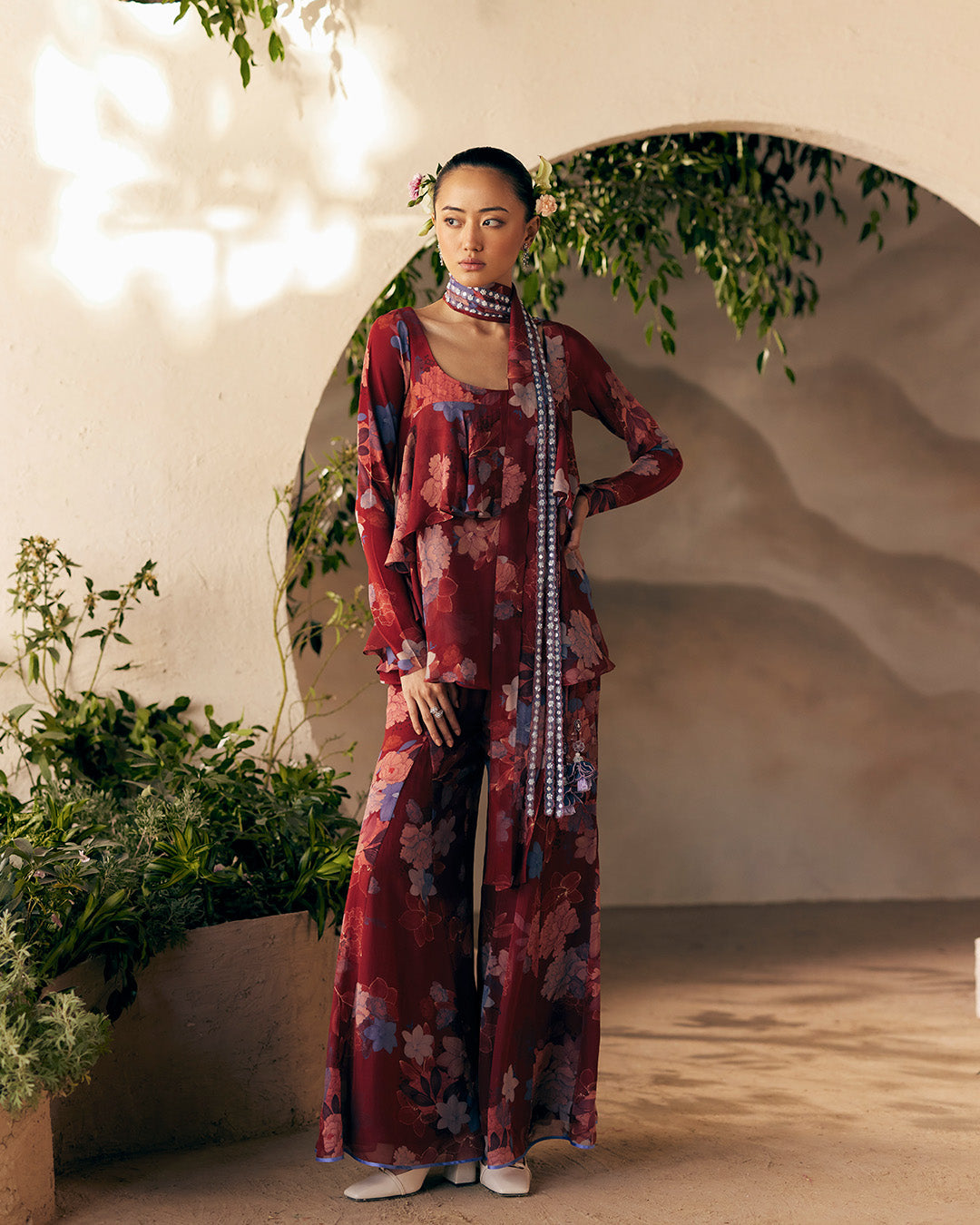 Nubra Night Blossom Sahara Set