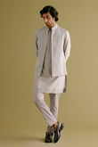 green ombre kurta with pant