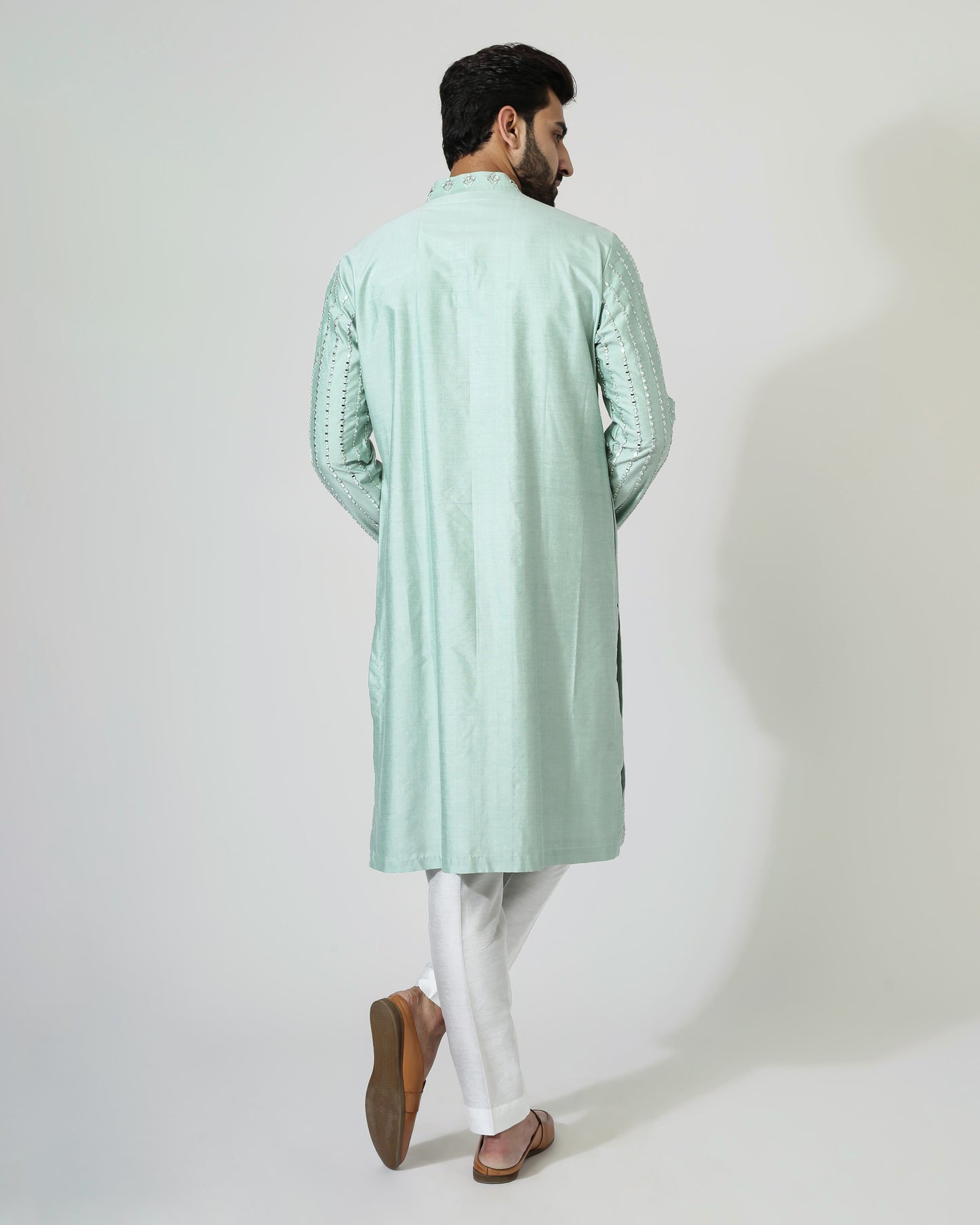 Mirror work kurta with pyjama